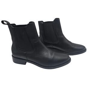 Thursday Boot Co. Duchess Chelsea Boot in Black Leather Size 8.5  **READ**